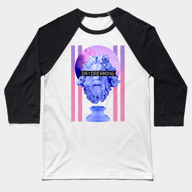 Daydreaming - abstract cool meme design Baseball T-Shirt by LR_Collections